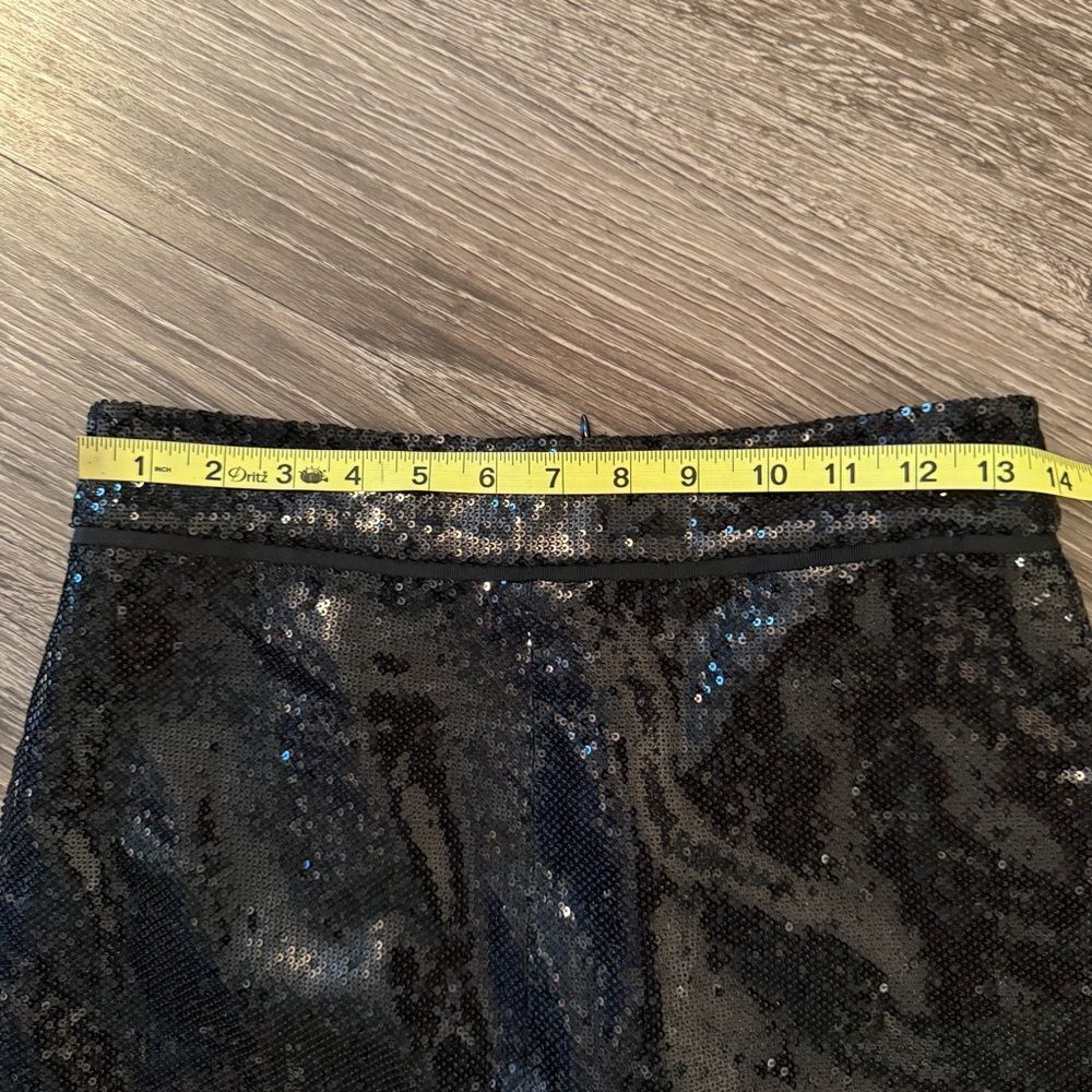 Reiss Dakota Sequin Pencil Skirt in Black - Picture 2 of 6